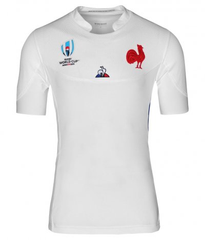 Francia Rugby World Cup 2019 Le Coq Sportif Home y camisetas alt